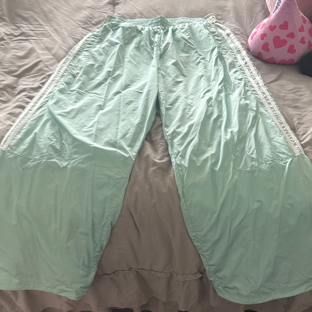 adidas Women's Mint Green Track Pants